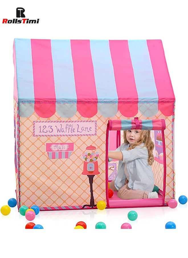 RollsTimi  Mini Dessert Princess House Play Tent for Girls  - Image 1