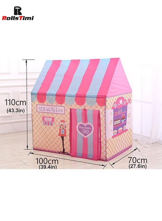 RollsTimi  Mini Dessert Princess House Play Tent for Girls  - Image 2