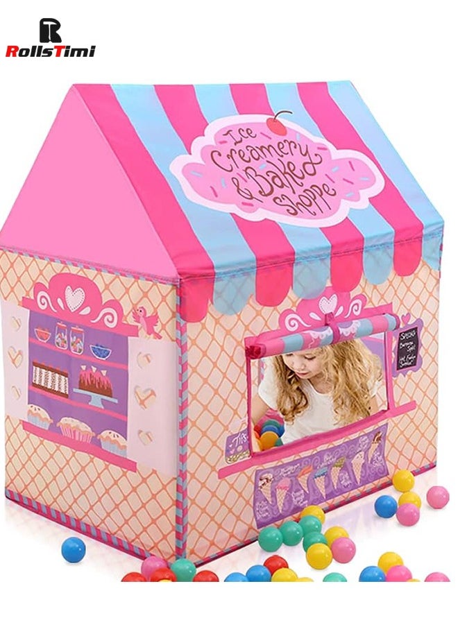 RollsTimi  Mini Dessert Princess House Play Tent for Girls  - Image 3