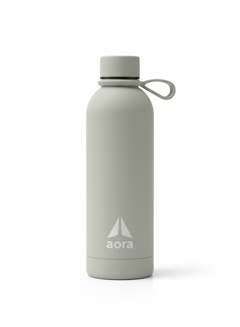 Aora 500ML Stainless Steel Water Bottle – Double-Wall Vacuum Insulated, Leak-Proof, Sweat-Free, Durable Metal Bottle for Hot & Cold Drinks – Travel-Friendly Thermos for Gym, Office, School & Outdoor - Image 1
