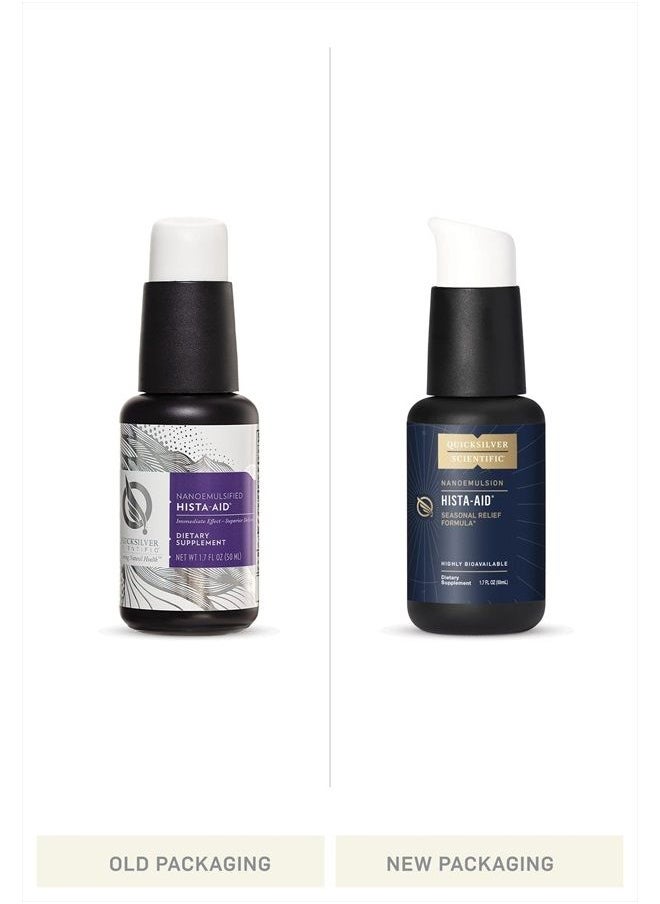 Nanoemulsified Hista-Aid - Flavonoids to Help Maintain Healthy Histamine Levels - Liposomal Vitamin C, DIM, Luteolin & Quercetin Liquid (50ml)