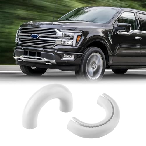 TECHPICCO Tow Hooks Covers for Ford F150 20042025 Bronco BaseBig BendOuter Banks 20212025 Compatible with Toyota Tundra Accessories 20172021 White