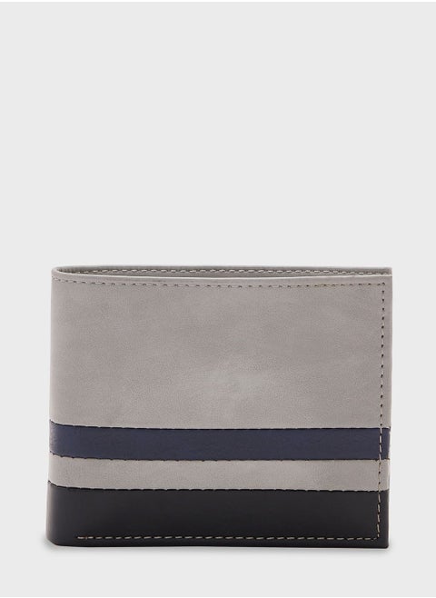 Tri Color Bi Fold Wallet