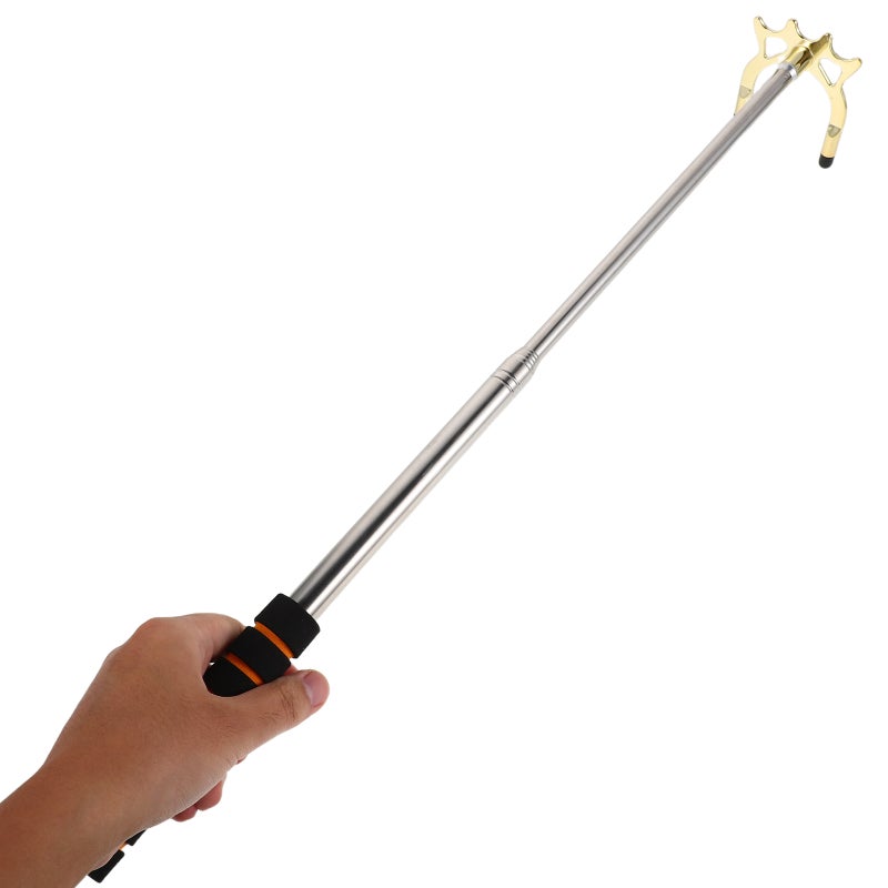 Stainless Steel Retractable Pool Cue Bridge Stick with Detachable Rest for Billiard and Snooker Tables - Image 3