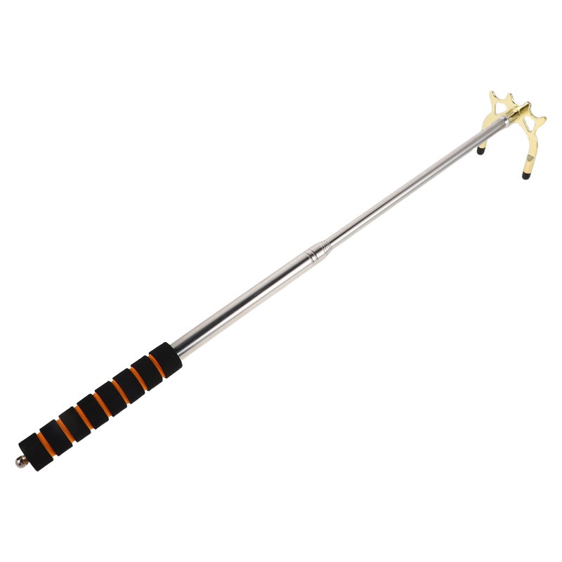 Stainless Steel Retractable Pool Cue Bridge Stick with Detachable Rest for Billiard and Snooker Tables - Image 5