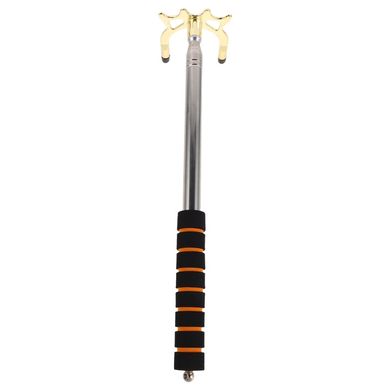 Stainless Steel Retractable Pool Cue Bridge Stick with Detachable Rest for Billiard and Snooker Tables - Image 4