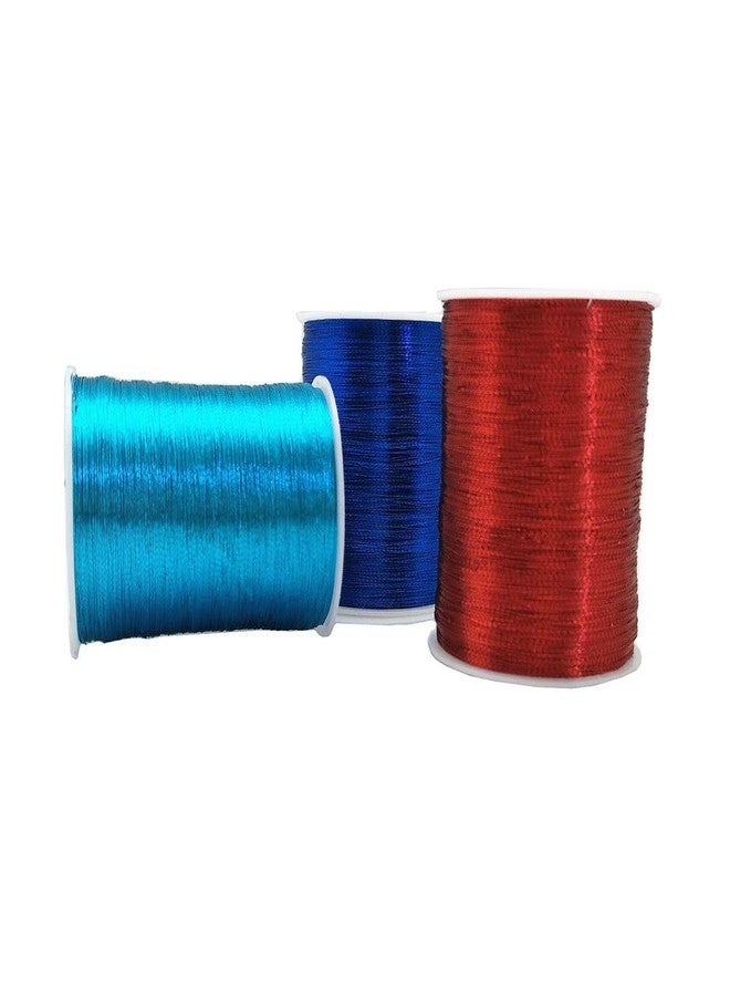 YEQIN 20 spools Metallic Thread Embroidery Thread Sewing Thread Set (Each Spool 60 metres) - Image 3