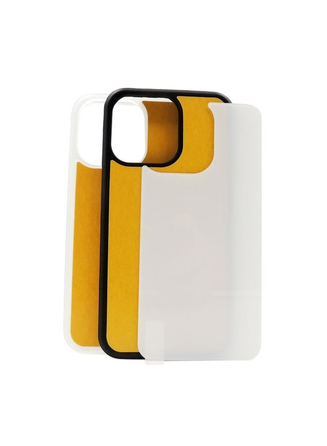 اس-توب جراب لهاتف iPhone 12، 10 قطع، جراب هاتف زجاجي حراري النقل - Image 2