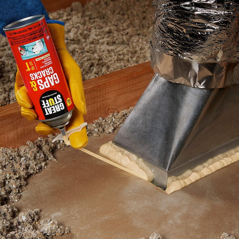 Great Stuff Gaps & Cracks Insulating Foam Sealant, 20 Ounce, Ivory - Image 4