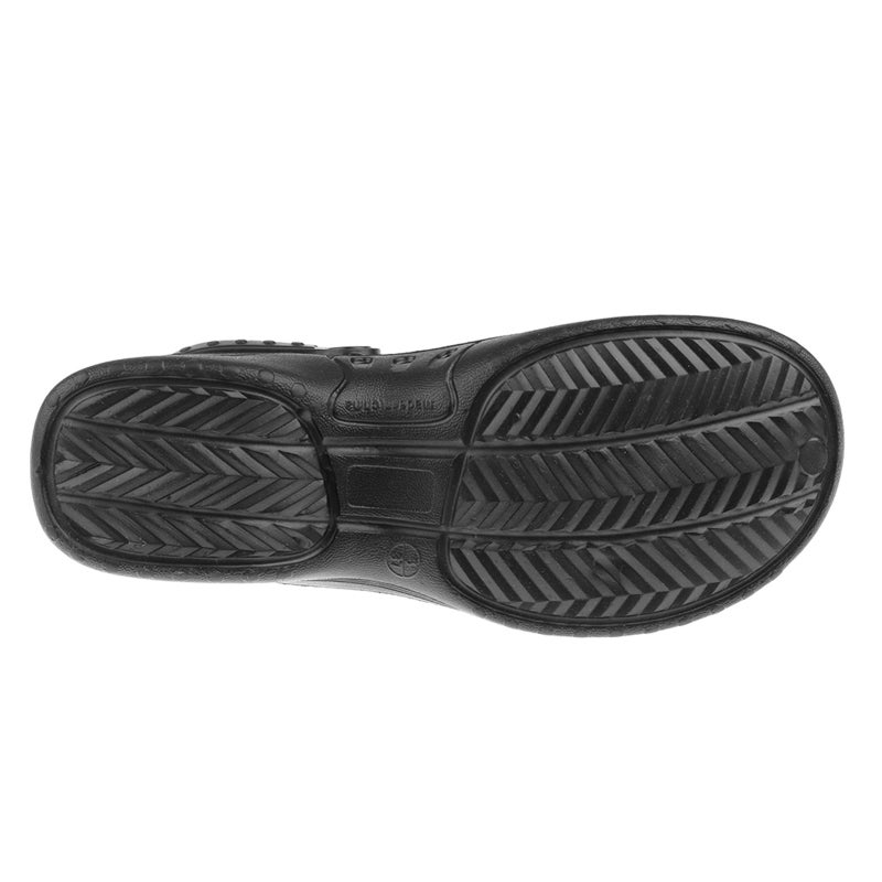 Garden Clogs: Black Size 38 Waterproof Lightweight EVA Slip-on Clog - Removable Insole Anti-slip Sole Garden Clogs for Indoor Outdoor Home Work Men Women - Image 5