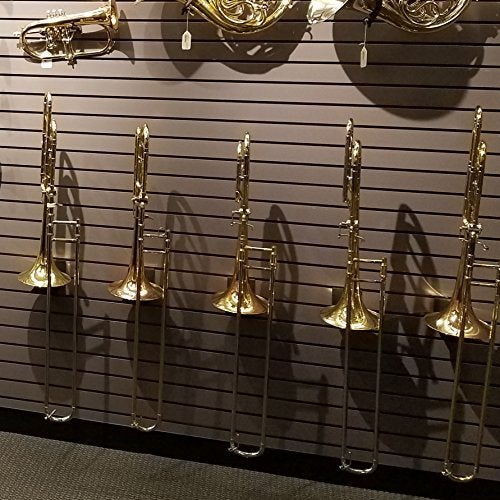 String Swing Trombone Hanger - Flat Wall Holder for All Trombones - Stand Accessories Home or Band Room Studio Wall - Musical Instruments Safe without Hard Cases - Made in USA - Image 2