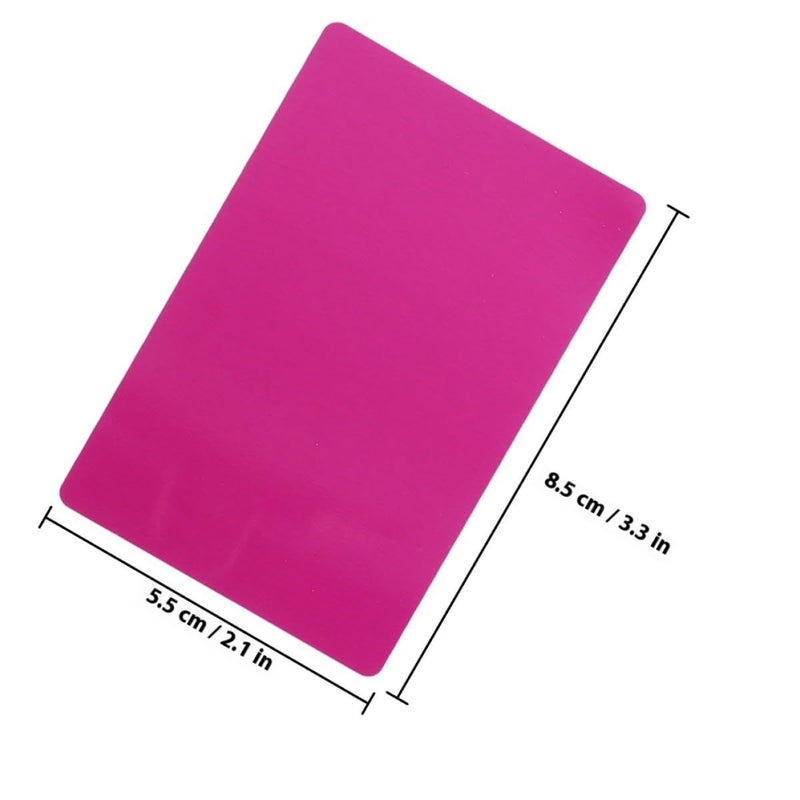 Purple Aluminum Business Card Blanks 0 21Mm Thick 100Pcs For Custom Engraving And Sublimation Printing - Image 3