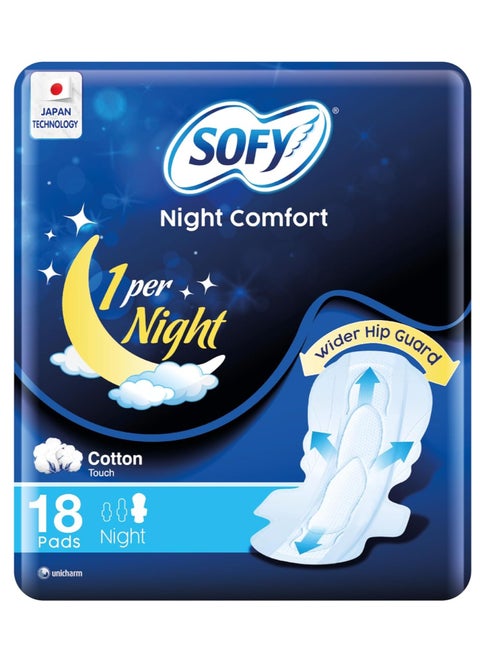 Cotton Touch Night Comfort 18 Pads Set