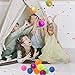 Deermon 6 Pack Glow in The Dark Stress Relief Squishy Sensory Spiky Balls Toys Kids Rubber Squeeze Colorful LED Flashing Fidget Ball for Party Favors Pets or Massage - Image 4