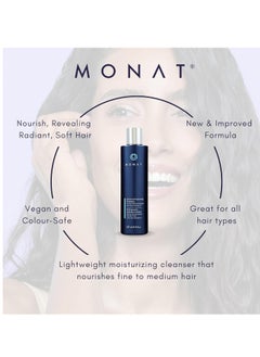 monat MONAT Advanced Hydrating Shampoo Infused with Rejuveniqe S - Lightweight Hair Shampoo / Moisturizing Shampoo That Nourishes Fine to Medium Hair - Net Wt. 237 ml / 8 fl. oz.  - Image 3