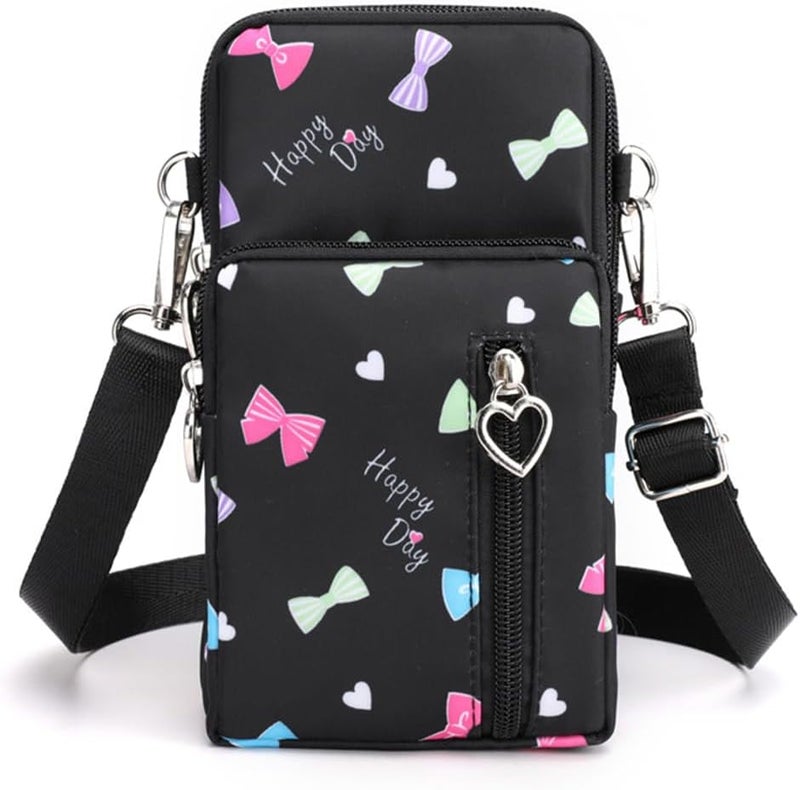 JANKS Small Crossbody Bag for Women - Mini Phone Purses with Crossbody Strap and Wallet - Nylon Arm Bag - Image 1