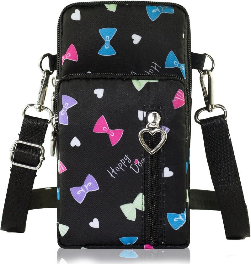 JANKS Small Crossbody Bag for Women - Mini Phone Purses with Crossbody Strap and Wallet - Nylon Arm Bag - Image 2