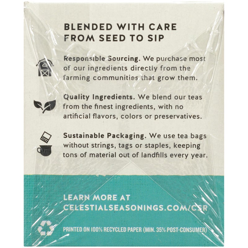 Celestial Seasonings Wellness Tea, Sleepytime Throat Tamer, Caffeine Free Sleep Tea, 20 Tea Bags - Image 5