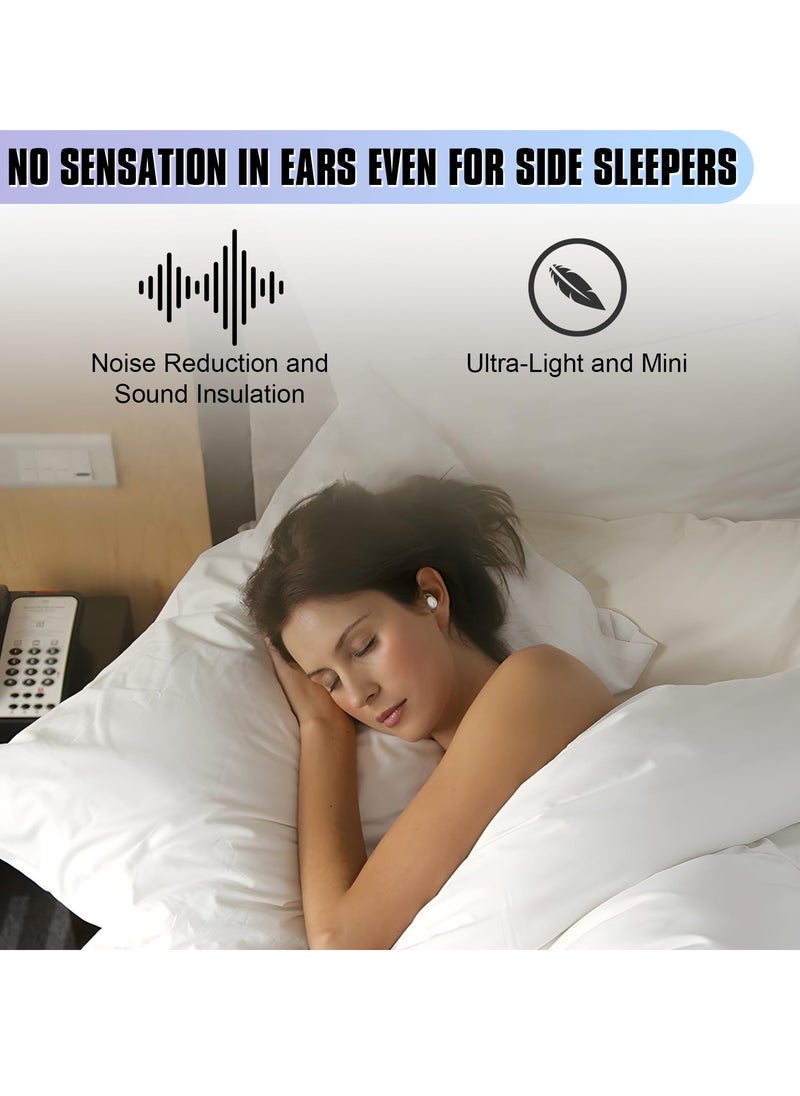 Excefore - Invisible Sleep Earbuds, Wireless Small Bluetooth Sleep Headphones for Side Sleepers, Sleepbuds Comfortable Noise Blocking, Bluetooth 5.3 Tiny Headphones for Sleeping, Sport (Beige) - Image 1
