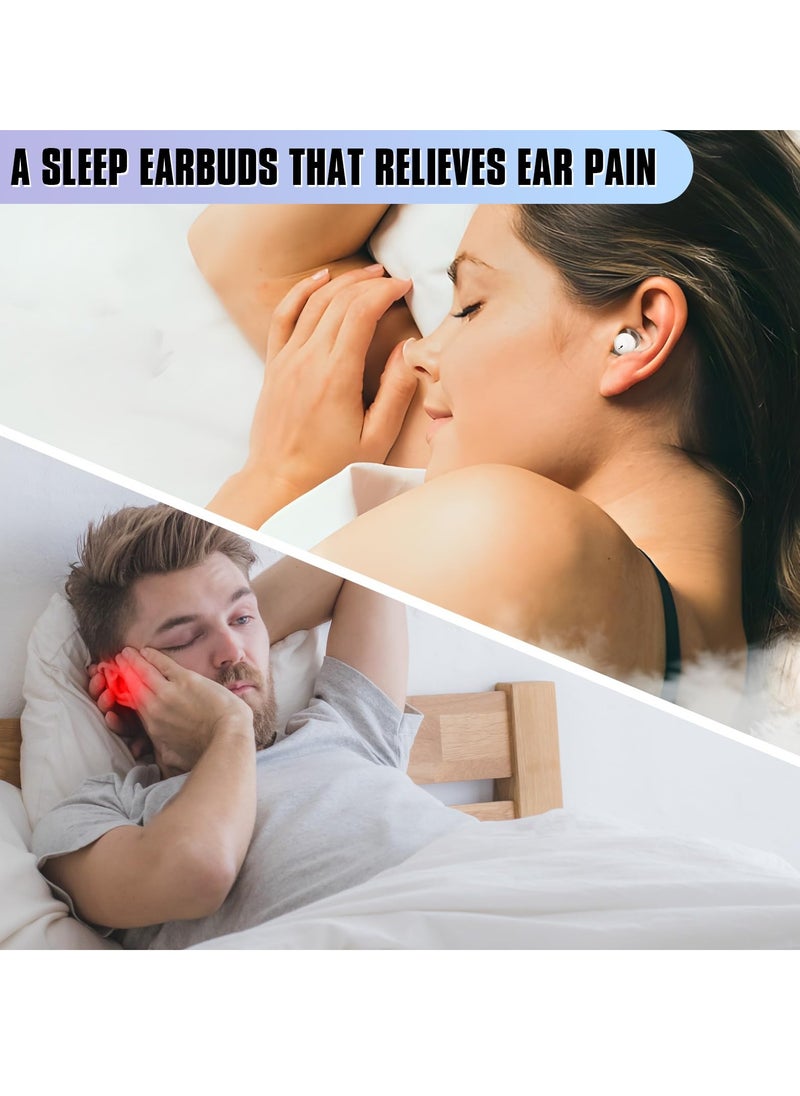 Excefore - Invisible Sleep Earbuds, Wireless Small Bluetooth Sleep Headphones for Side Sleepers, Sleepbuds Comfortable Noise Blocking, Bluetooth 5.3 Tiny Headphones for Sleeping, Sport (Beige) - Image 1