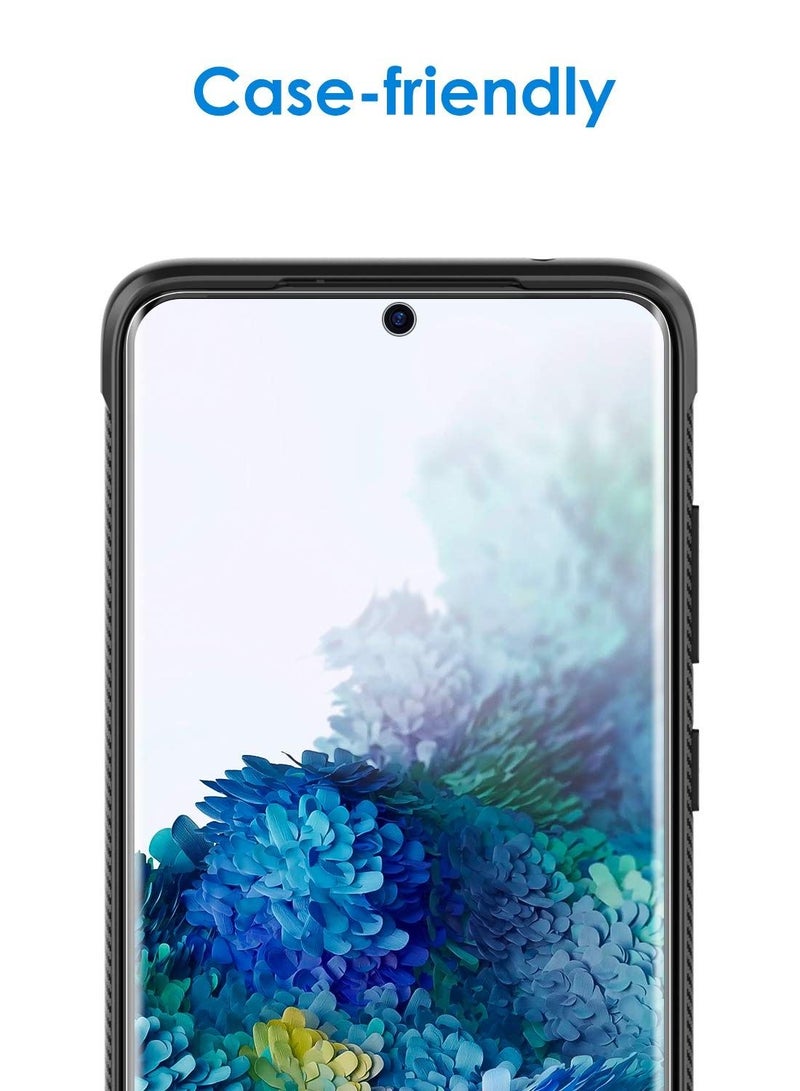 جي تيك واقي شاشة لهاتف Galaxy S20 Plus 5G مقاس 6.7 بوصة عالي الوضوح مرن مصنوع من مادة البولي يوريثان الحراري - Image 5