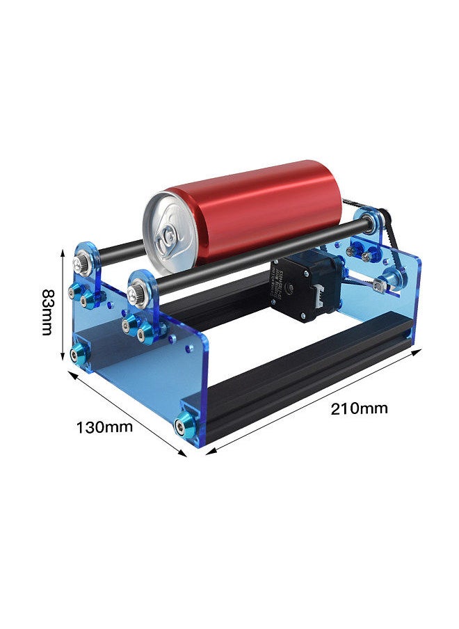 Generic Laser Engraving Roller for Cylindrical Objects with 360° Rotating Engraving Axis 5 Angle Adjustments Engraving Diameter 20mm-80mm Compatible with Totem Laser Engraver  - Image 3