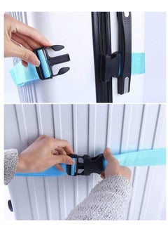 SYOSI Luggage Straps Suitcase Belts Wide Adjustable Packing Straps Travel Accessories, Suitcase Belts, Packing Straps Travel Belts Accessories for Business Traveling Packing, Multicolored, 4 PCS 74 x 2 Inch  - Image 5