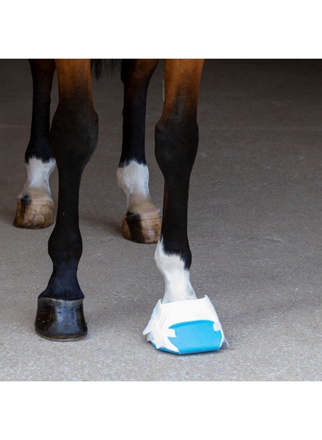  ألترا فلكس لفافة حوافر رغوية مرنة من UltraFlex | حماية إضافية لحوافر الخيول | تعالج مرض القلاع أو الخراجات أو الكدمات | مقاس قابل للتخصيص | متينة وقابلة لإعادة الاستخدام | مجموعة من 4 قطع | مقاس كبير - Image 2