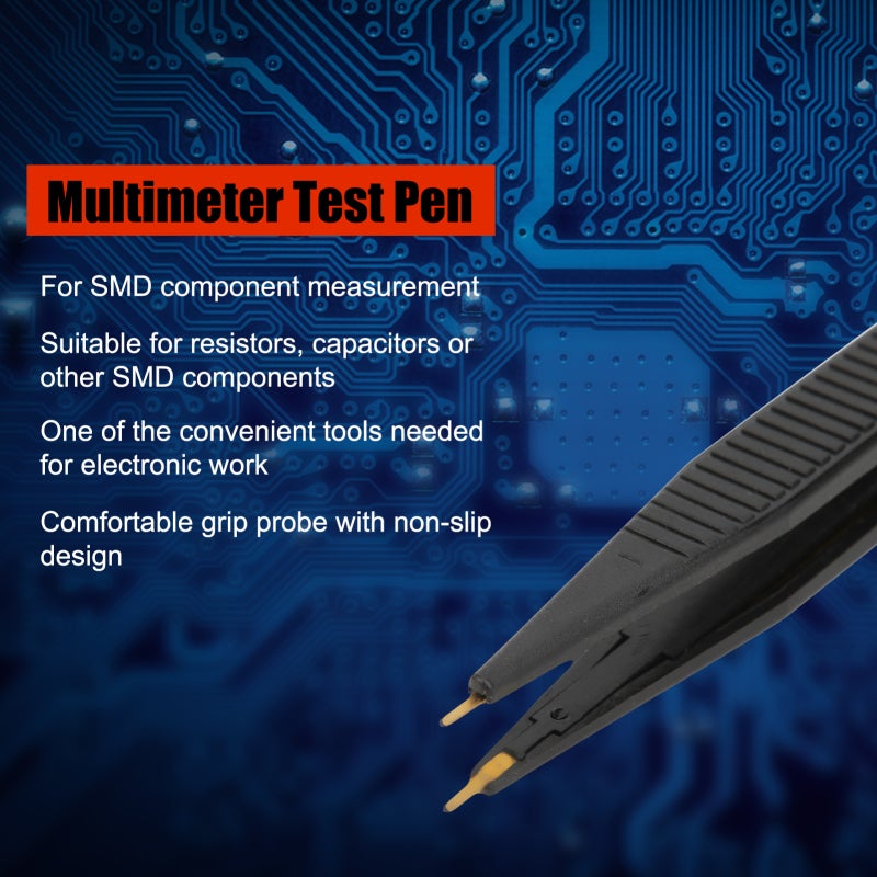 Testing Probe Instrument Clamp - Non-slip Comfortable Grip Compact Size for Electronic SMD Component Testing - Image 4