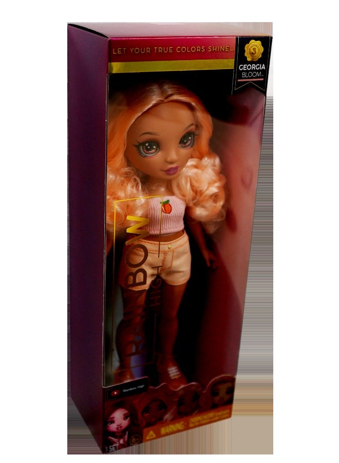 RAINBOW HIGH Fashion Doll S3 - Georgia Bloom - Image 4