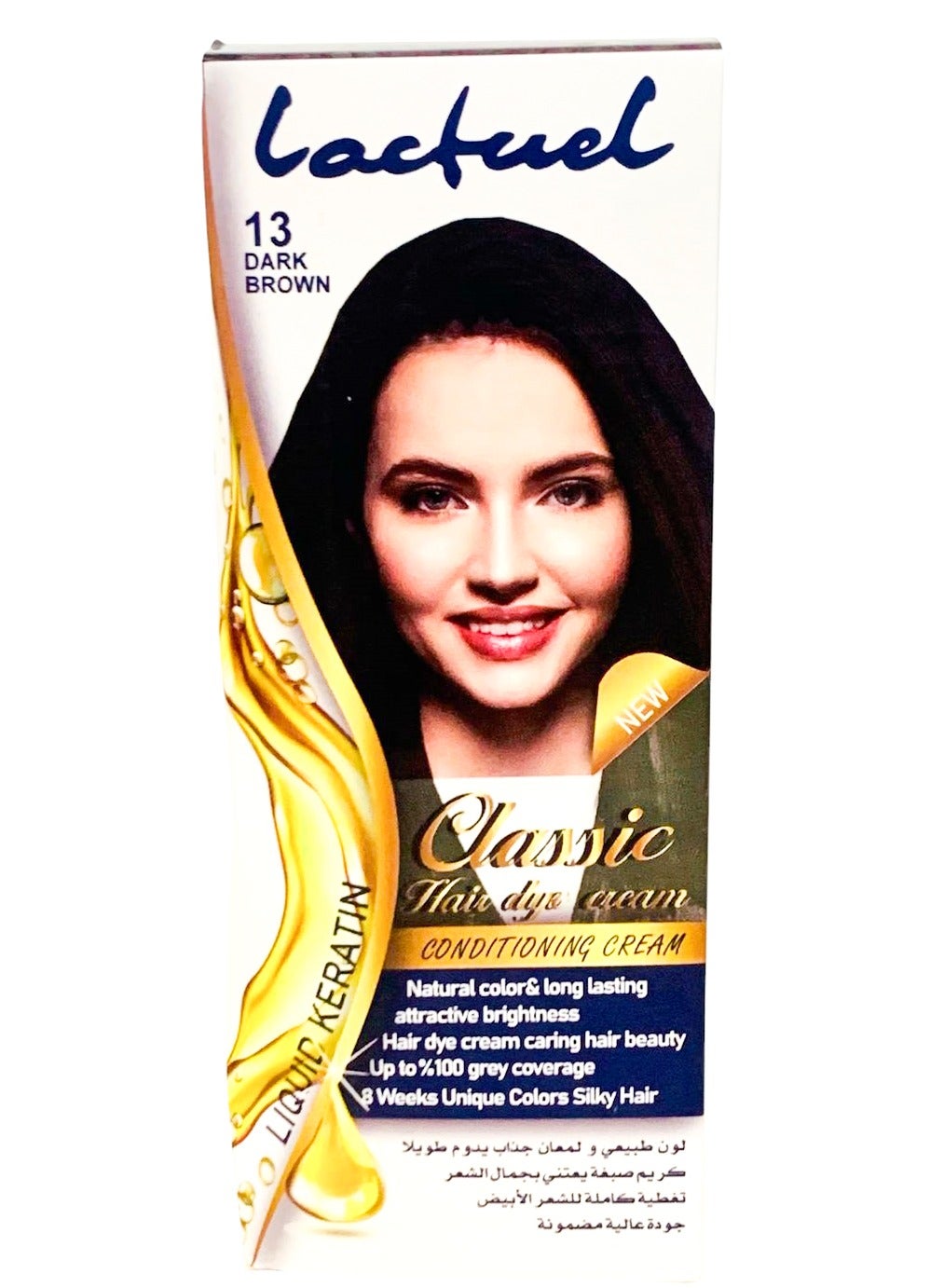 Lactuel Classic Hair Dye 13 Dark Brown 100 Ml