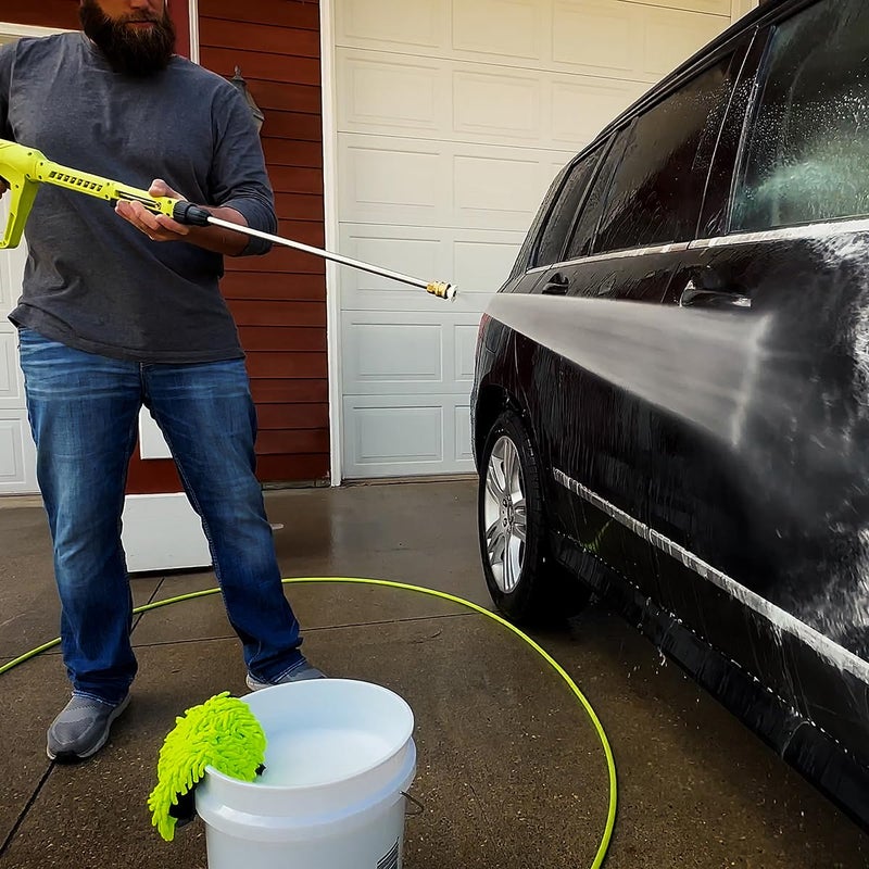 Flexzilla Pressure Washer Hose 5/16" 25' M22 3100PSI, ZillaGreen - HFZPW3525M-E - Image 4