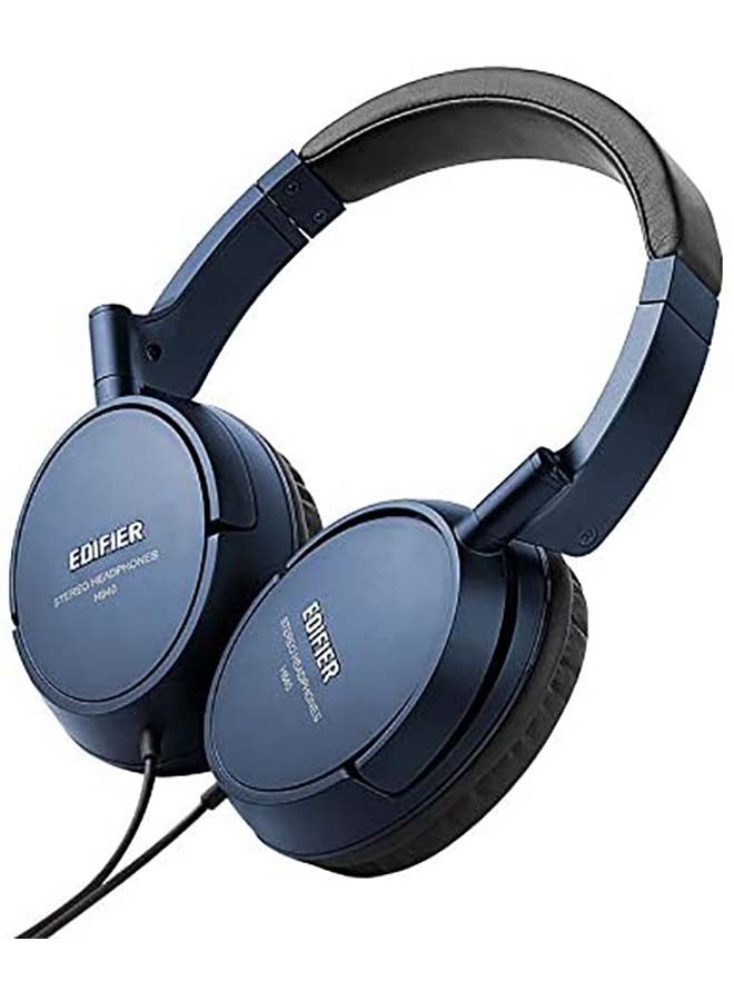 EDIFIER H840 Audiophile Over-The-Ear Headphones-Hi-Fi Over-Ear Noise-Isolating Audiophile Closed Monitor Stereo Headphone Blue - Image 2