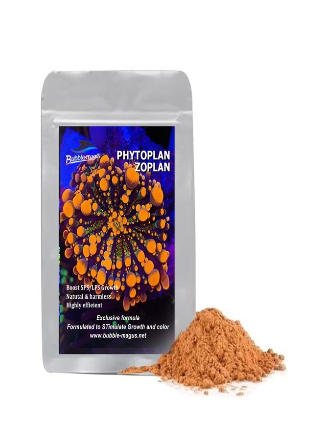 Bubble Magus Reef Food for Coral Feeding | Marine Aquarium Grow and Color l Medium All in One Coral for Saltwater Aquarium Marine Reef Tanks | for Soft, SPS (SPS/LPS, 50g) - Image 1