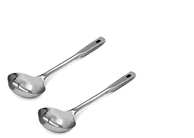 Bartan Star ملاعق طهي/تقديم من الفولاذ المقاوم للصدأ من بارتان ستار 32 سنتيمتر مجموعة من 2 - Image 1