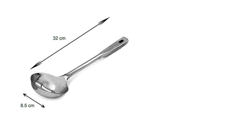 Bartan Star ملاعق طهي/تقديم من الفولاذ المقاوم للصدأ من بارتان ستار 32 سنتيمتر مجموعة من 2 - Image 3