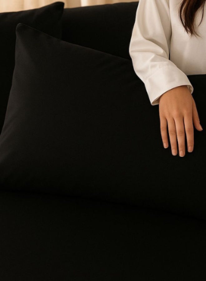 سنوز، طقم ملاية عاديه، قطعتين، بلاك، 180*220 سم ) - Image 4