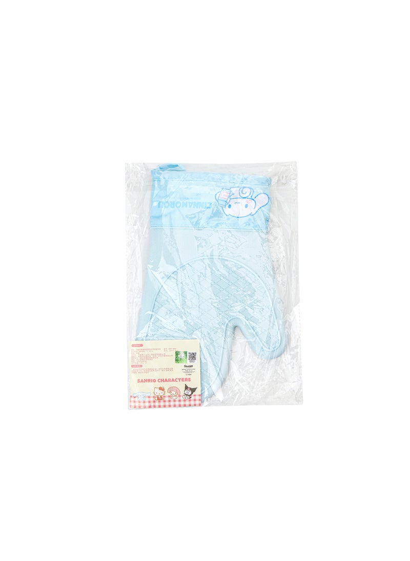 Generic - Sugar  Sanrio Genuine Silicone Heat Insulation Gloves High Temperature Oven Special Thickened Baking Heat Insulation Gloves Blue cn - Image 1