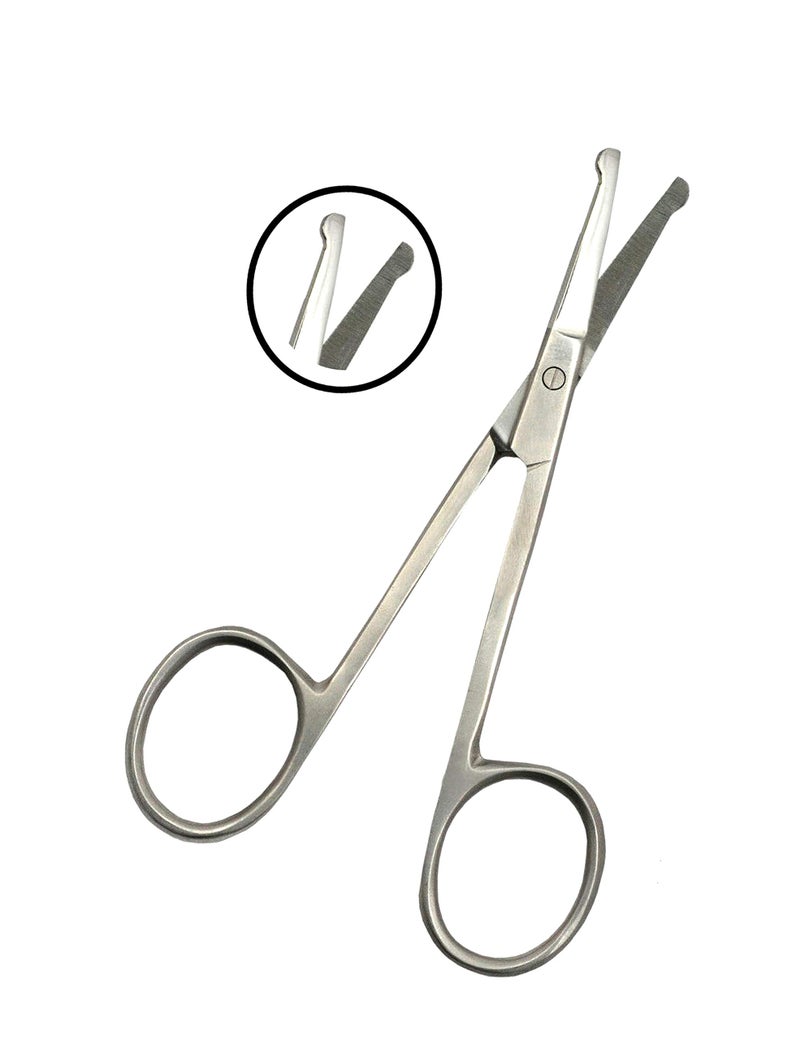 Spire Baby Nail Trimmer with Round Tip â€“ Safety Blunt Stainless Steel Scissors for Newborn Children & Infant. Baby Shears - Image 1