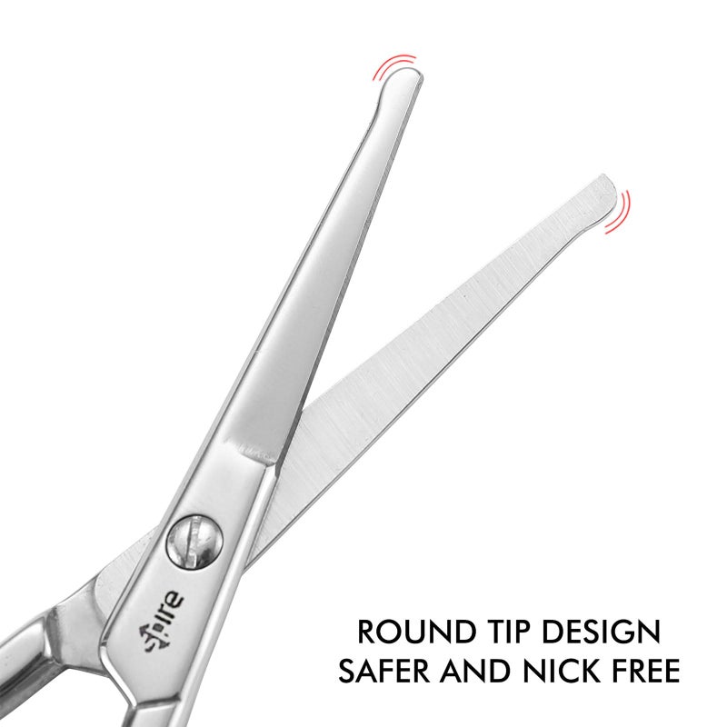 Spire Baby Nail Trimmer with Round Tip â€“ Safety Blunt Stainless Steel Scissors for Newborn Children & Infant. Baby Shears - Image 4