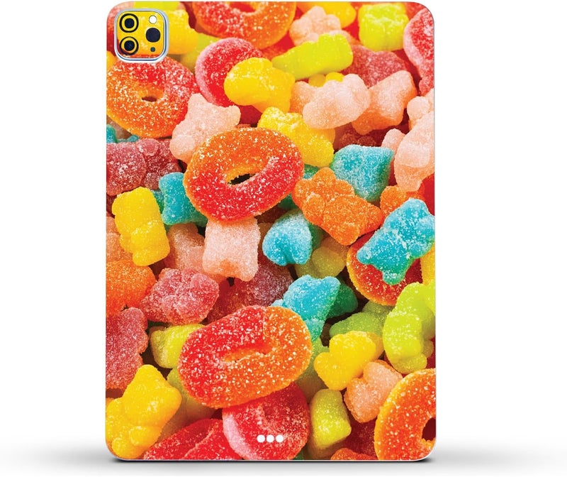 مايتي سكينز غلاف فينيلي قوي من MightySkins متوافق مع Apple iPad Pro 11" M2 الجيل الرابع (2022) - تصميم Gummy Candy | واقي، متين، وفريد من نوعه | سهل التطبيق | مصنوع في الولايات المتحدة الأمريكية - Image 2