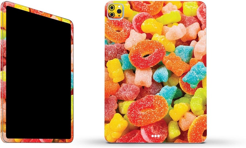مايتي سكينز غلاف فينيلي قوي من MightySkins متوافق مع Apple iPad Pro 11" M2 الجيل الرابع (2022) - تصميم Gummy Candy | واقي، متين، وفريد من نوعه | سهل التطبيق | مصنوع في الولايات المتحدة الأمريكية - Image 1