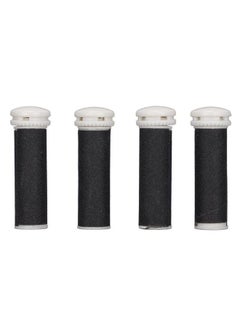 Foot File Replacement Roller 4Pcs Replacement Roller Refill Heads Electric Foot File Grinding Tool Replacement Head Feet Pedicure Extra Coarse Rollers For Feet Removes Hard Dead Skin