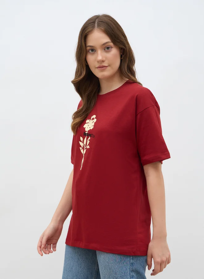 Styli Styli Graphic Print Oversized T-Shirt
