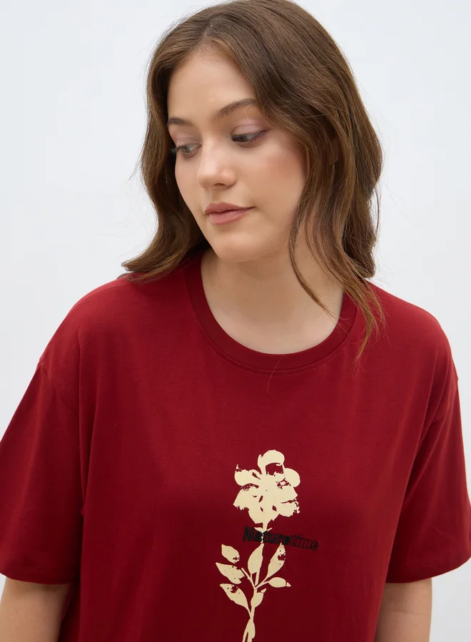Styli Styli Graphic Print Oversized T-Shirt
