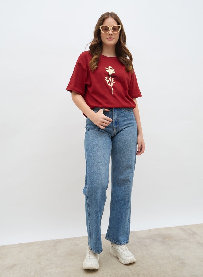Styli Graphic Print Oversized T-Shirt - Image 2