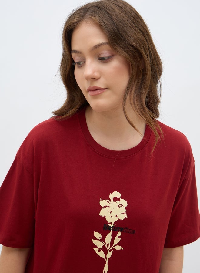 Styli Graphic Print Oversized T-Shirt - Image 4