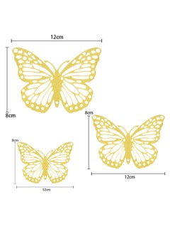 Golden butterfly 12pcs a pack