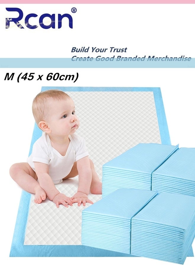 Rcan S/M/L/XL Four Sizes Baby Changing Pads, Disposable Diaper Changing Pads, 5-Layer Protection Hospital Pad, Incontinence Underpads, Ventilation Waterproof Leak Proof Rapid Drying Thicken And High Absorption Seamless Changing Pad For Infants Kids Adults Elderly - Image 1