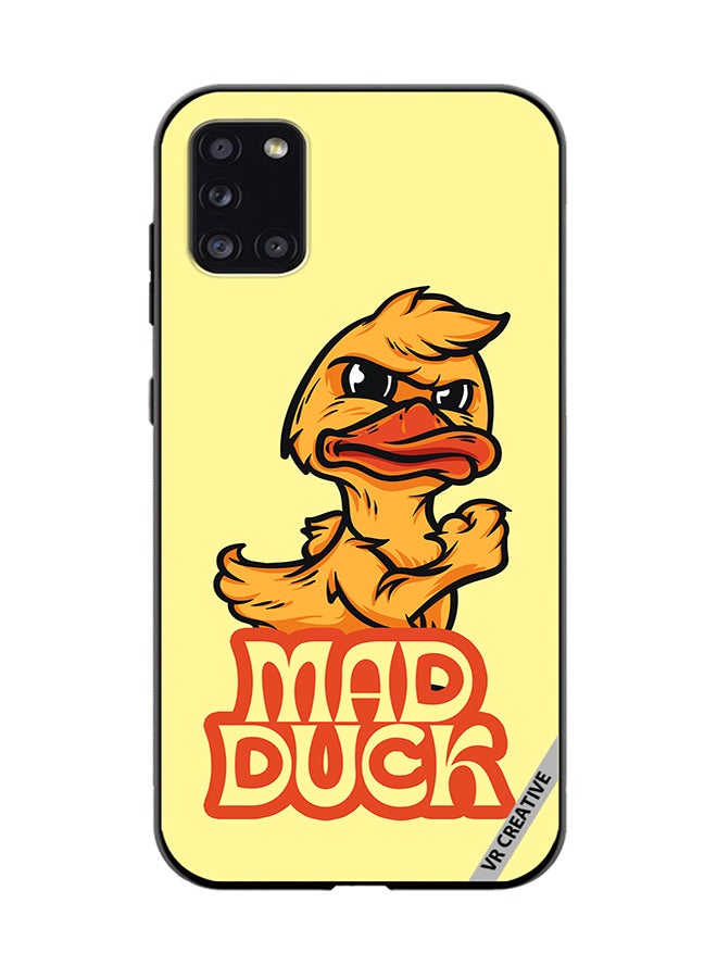 VR CREATIVE Protective Case Cover For Samsung Galaxy A31 Mad Duck Design Multicolour - Image 1